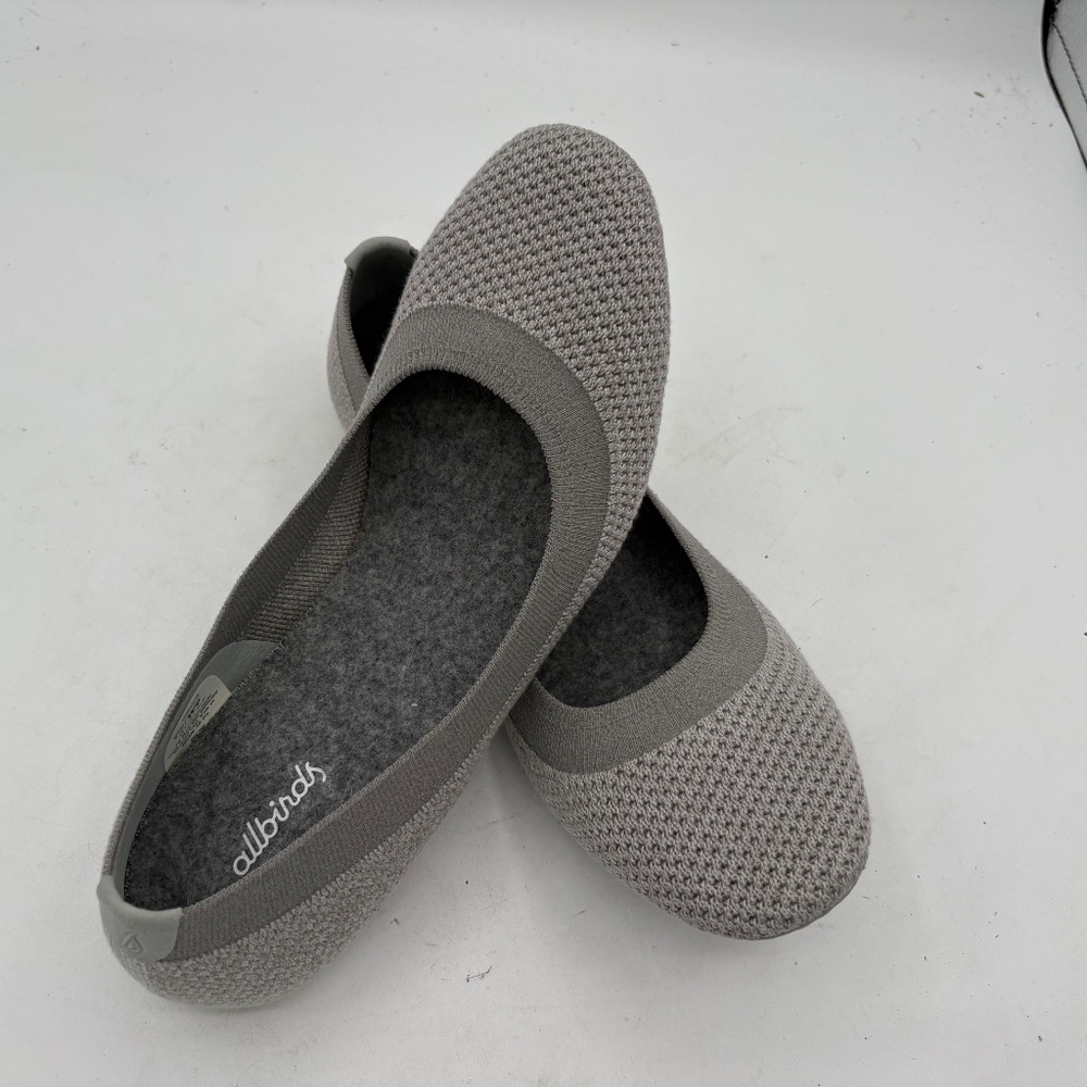 Women’s Allbirds Tree Breezers Grey Comfort Flats Size US 9/EURO 39